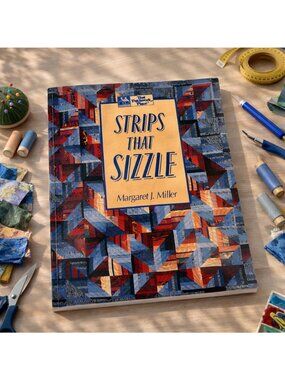 Strips That Sizzle Margaret J Miller 1992 Paperback Quilt Designs Sewing